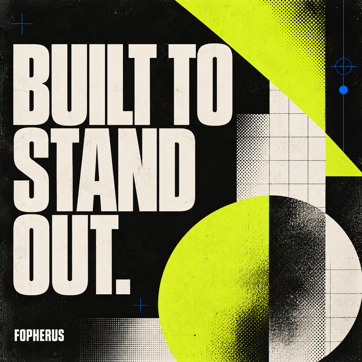 Built to Stand Out campaign artwork